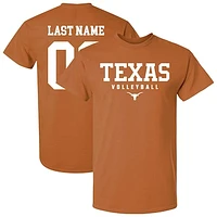 Unisex  Texas Orange Longhorns Collegiate Women's Volleyball NIL Pick-A-Player T-Shirt