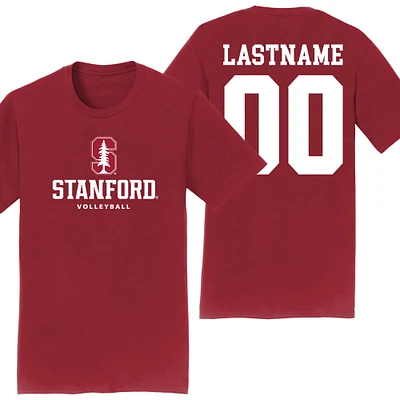 Unisex  Cardinal Stanford Collegiate Women's Volleyball NIL Pick-A-Player T-Shirt