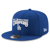 Men's New Era Royal Los Angeles Dodgers 2024 World Series Champions 9FIFTY Snapback Hat