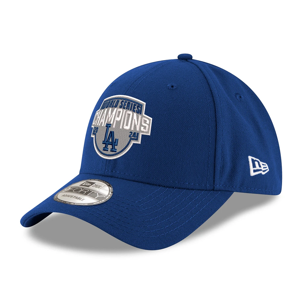 Men's New Era Royal Los Angeles Dodgers 2024 World Series Champions 9FORTY Adjustable Hat