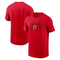 Men's Nike Scarlet Ohio State Buckeyes Legacy Nickname T-Shirt