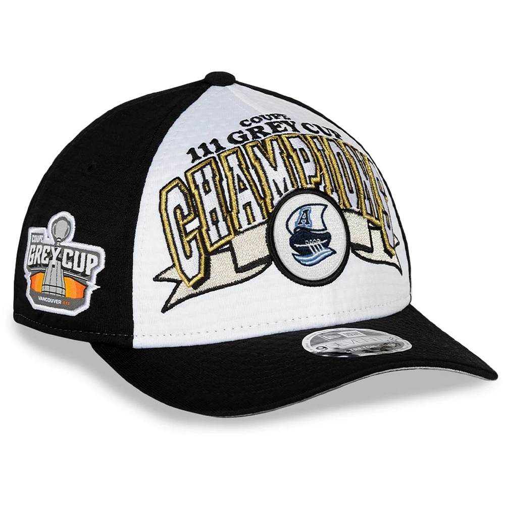 Men's New Era White Toronto Argonauts 111th Grey Cup Champions Locker Room 9SEVENTY Stretch-Snap Hat