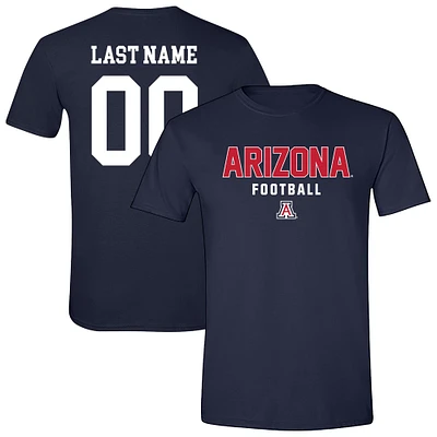 Unisex Navy Arizona Wildcats Collegiate Football NIL Pick-A-Player T-Shirt
