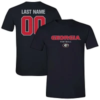 Unisex Black Georgia Bulldogs Collegiate Football NIL Pick-A-Player T-Shirt