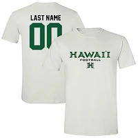 Unisex White Hawaii Rainbow Warriors Collegiate Football NIL Pick-A-Player T-Shirt