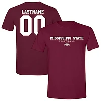 Unisex Maroon Mississippi State Bulldogs Collegiate Football NIL Pick-A-Player T-Shirt
