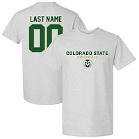 Unisex Gray Colorado State Rams Collegiate Football NIL Pick-A-Player T-Shirt