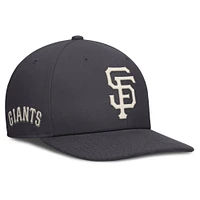 Men's Nike Anthracite San Francisco Giants Statement Pro Snapback Hat