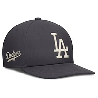 Men's Nike Anthracite Los Angeles Dodgers Statement Pro Snapback Hat