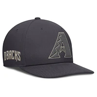 Men's Nike Anthracite Arizona Diamondbacks Statement Pro Snapback Hat