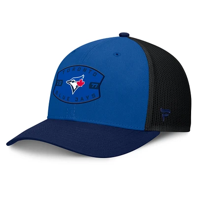 Men's Toronto Blue Jays Fanatics Royal/Navy Cutoff Adjustable Trucker Hat