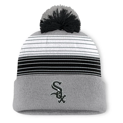 Men's Chicago White Sox Fanatics Gray Balk Cuffed Knit Hat with Pom