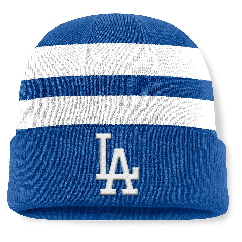Men's Fanatics Royal Los Angeles Dodgers Baseline Cuffed Knit Hat