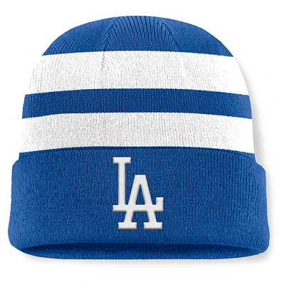 Men's Fanatics Royal Los Angeles Dodgers Baseline Cuffed Knit Hat