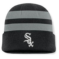 Men's Fanatics Black Chicago White Sox Baseline Cuffed Knit Hat