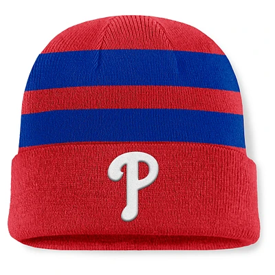 Men's Fanatics Red Philadelphia Phillies Baseline Cuffed Knit Hat
