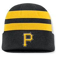 Men's Fanatics Black Pittsburgh Pirates Baseline Cuffed Knit Hat