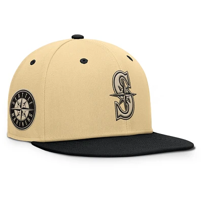 Men's Fanatics Khaki Seattle Mariners Duel Adjustable Hat