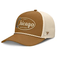 Men's Fanatics Brown Chicago White Sox A-Frame Trucker Adjustable Hat