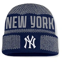 Men's Fanatics Navy New York Yankees Rotation Cuffed Knit Hat