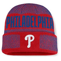 Men's Fanatics Red Philadelphia Phillies Rotation Cuffed Knit Hat