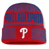 Men's Fanatics Red Philadelphia Phillies Rotation Cuffed Knit Hat