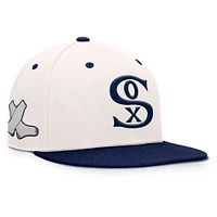 Men's Fanatics Cream/Navy Chicago White Sox Unit Fitted Hat