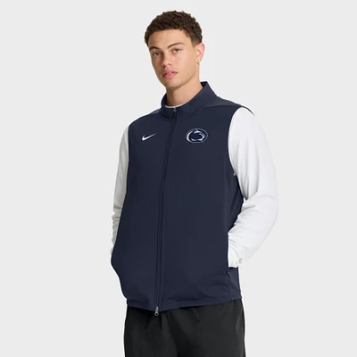 Men's Nike Navy Penn State Nittany Lions Primetime Victory Performance Full-Zip Vest