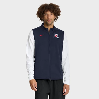 Men's Nike Navy Arizona Wildcats Primetime Victory Performance Full-Zip Vest