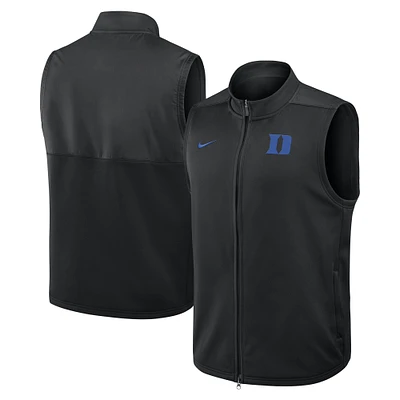 Men's Nike Black Duke Blue Devils Primetime Victory Performance Full-Zip Vest