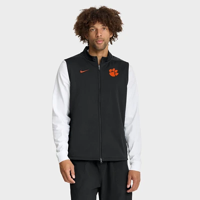 Men's Nike Black Clemson Tigers Primetime Victory Performance Full-Zip Vest