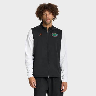 Men's Jordan Brand Black Florida Gators Primetime Victory Performance Full-Zip Vest