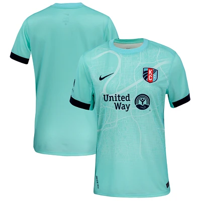 Women's Nike Teal Kansas City Current 2025 The Town Kit Stadium Replica Jersey
