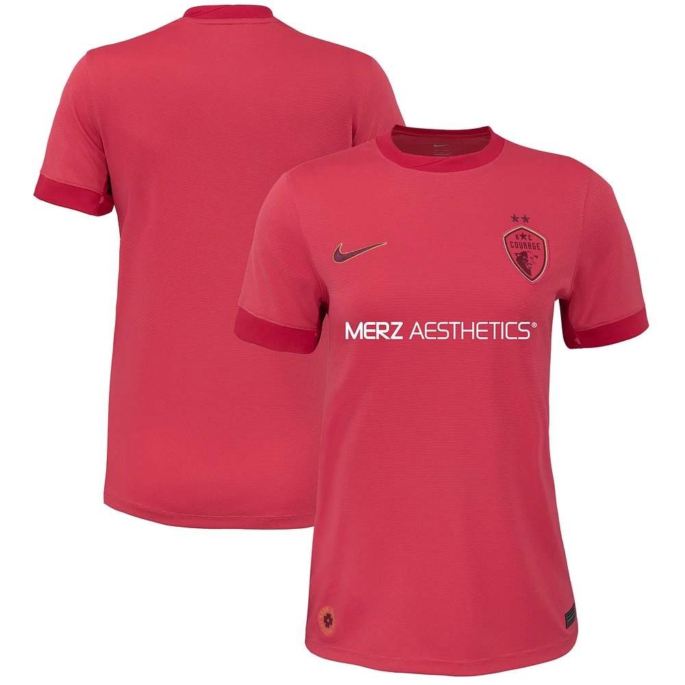 Women's Nike Scarlet North Carolina Courage 2025 The Believe Kit Stadium Replica Jersey