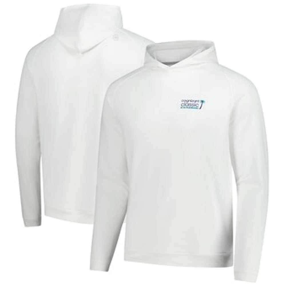 Men's Peter Millar White Cognizant Classic Pine Performance Pullover Hoodie