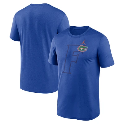 Men's Jordan Brand Royal Florida Gators Campus Shadow Legend Performance T-Shirt