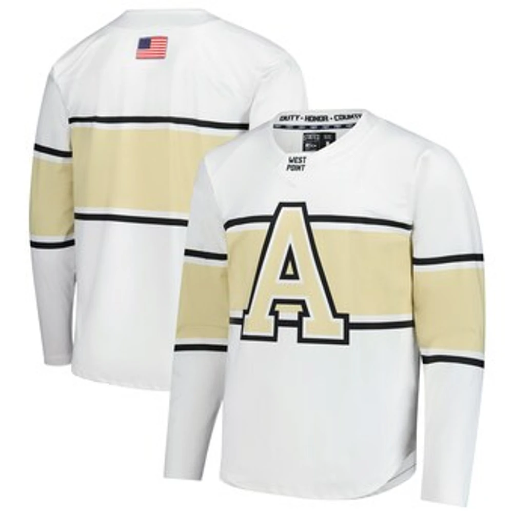 Men's White Army Black Knights Replica Hockey Jersey