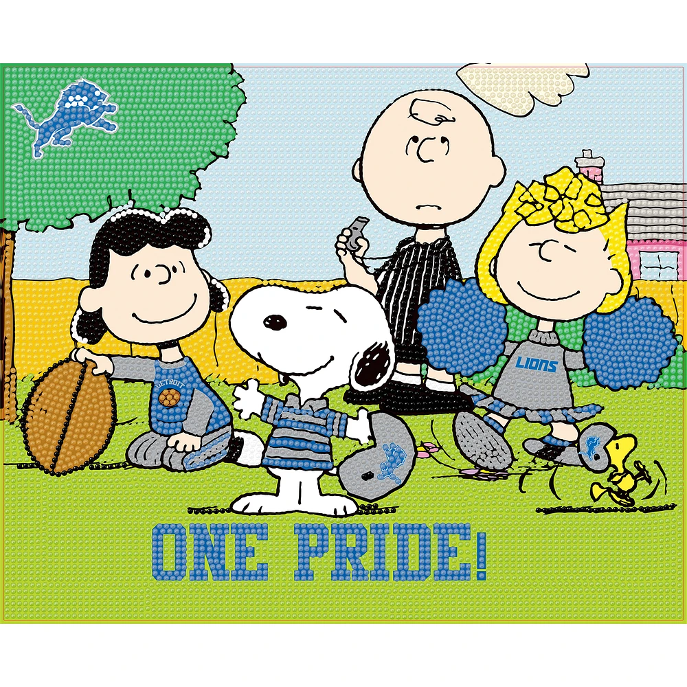 Detroit Lions Snoopy Diamond Painting Craft Kit