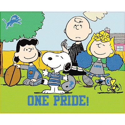 Detroit Lions Snoopy Diamond Painting Craft Kit