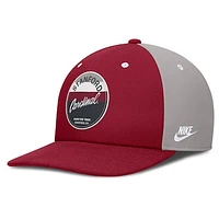Men's Nike Cardinal/Gray Stanford Cardinal Prep Pro Performance Snapback Hat