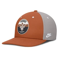 Men's Nike Texas Orange/Gray Texas Longhorns Prep Pro Performance Snapback Hat