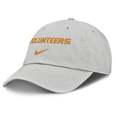 Men's Nike Gray Tennessee Volunteers 2025 On-Field Gameday Club Adjustable Hat