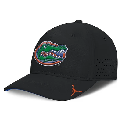Men's Jordan Brand Black Florida Gators 2025 On-Field Gameday Performance Flex Hat