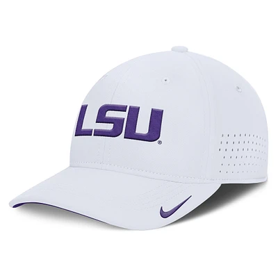 Men's Nike White LSU Tigers 2025 On-Field Gameday Performance Flex Hat