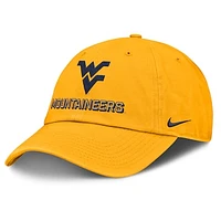 Men's Nike Gold West Virginia Mountaineers 2025 On-Field Club Adjustable Hat