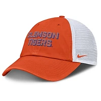 Men's Nike Orange Clemson Tigers 2025 Gameday On-Field Club Adjustable Trucker Hat