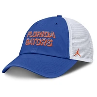 Men's Jordan Brand Royal Florida Gators 2025 Gameday On-Field Club Adjustable Trucker Hat