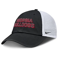 Men's Nike Black Georgia Bulldogs 2025 Gameday On-Field Club Adjustable Trucker Hat