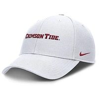 Men's Nike White Alabama Crimson Tide 2025 On-Field Rise Performance Adjustable Hat