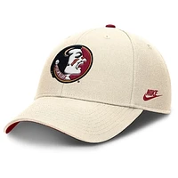 Men's Nike Natural Florida State Seminoles Rise Legacy Adjustable Hat